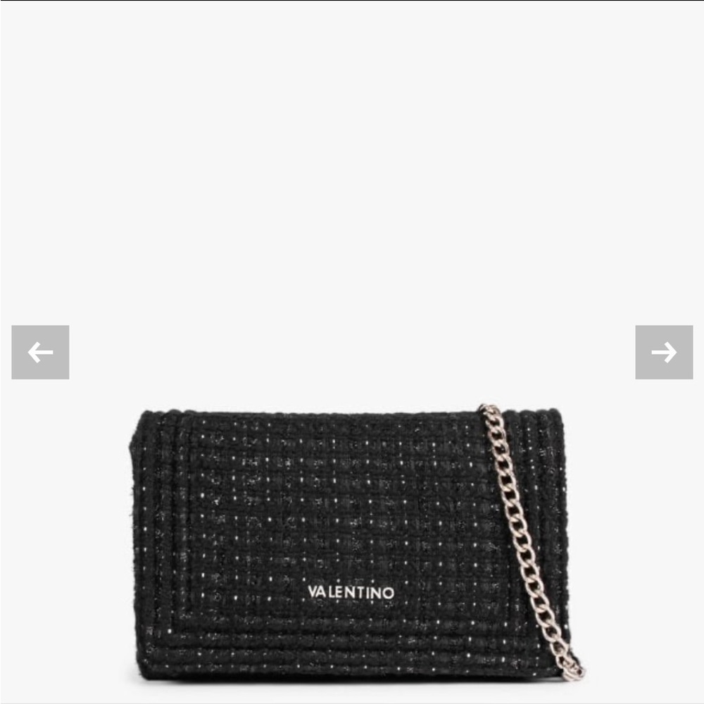 Valentino  Black Pochette Bag (Large)